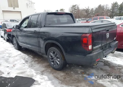 2021 Honda Ridgeline Awd Sport из США, поврежденный, VIN 5FPYK3F19MB027341